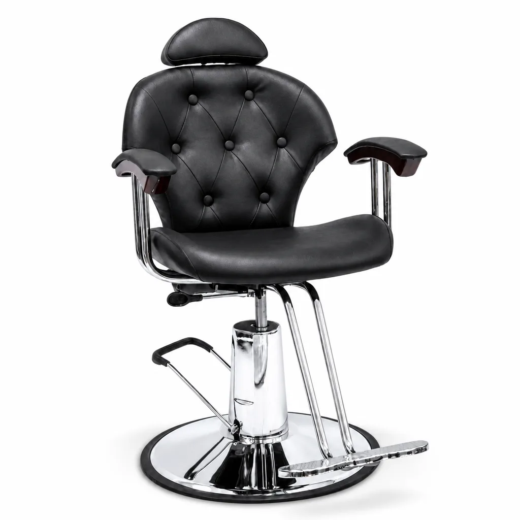Sillón Barbero Hidraulico Elegante Ethan