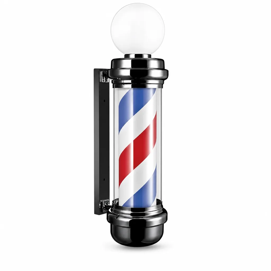 Pole Barber Giro Clásico con Estilo Box