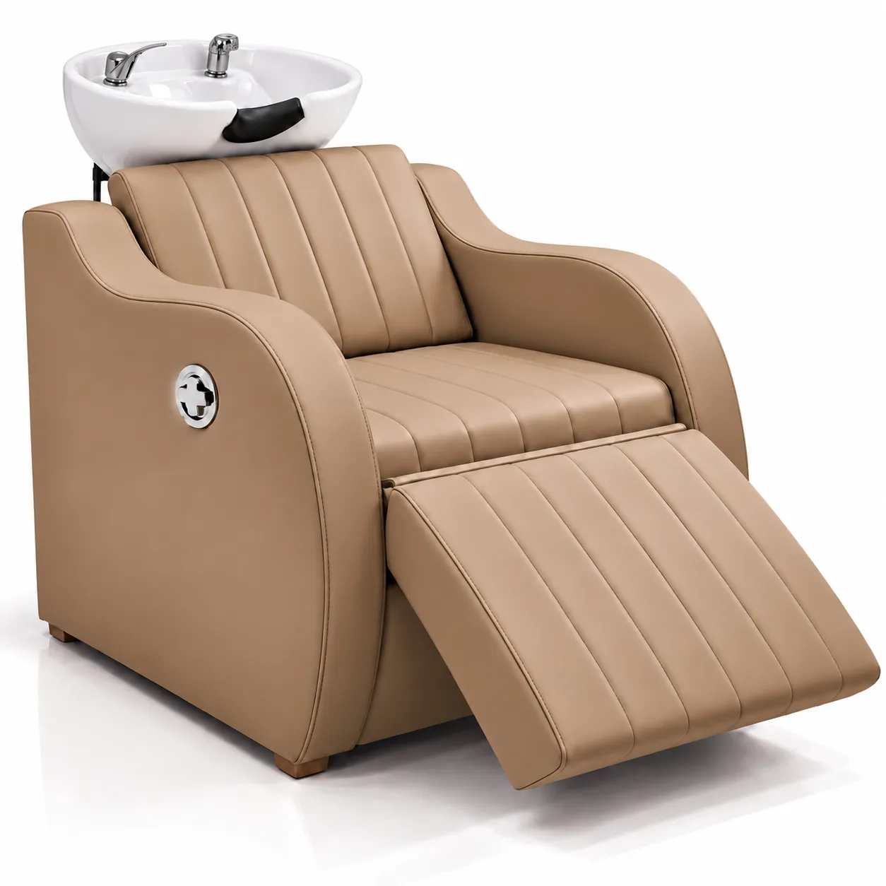 Lavacabeza Spa Capuchino Reclinable con Reposapiés Neri