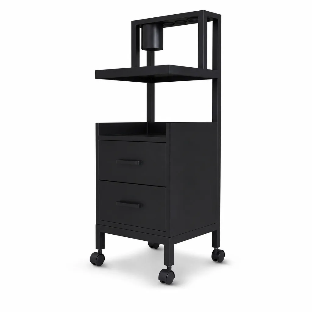 Gabinetes de peluquería de moda Jiuyi Negro
