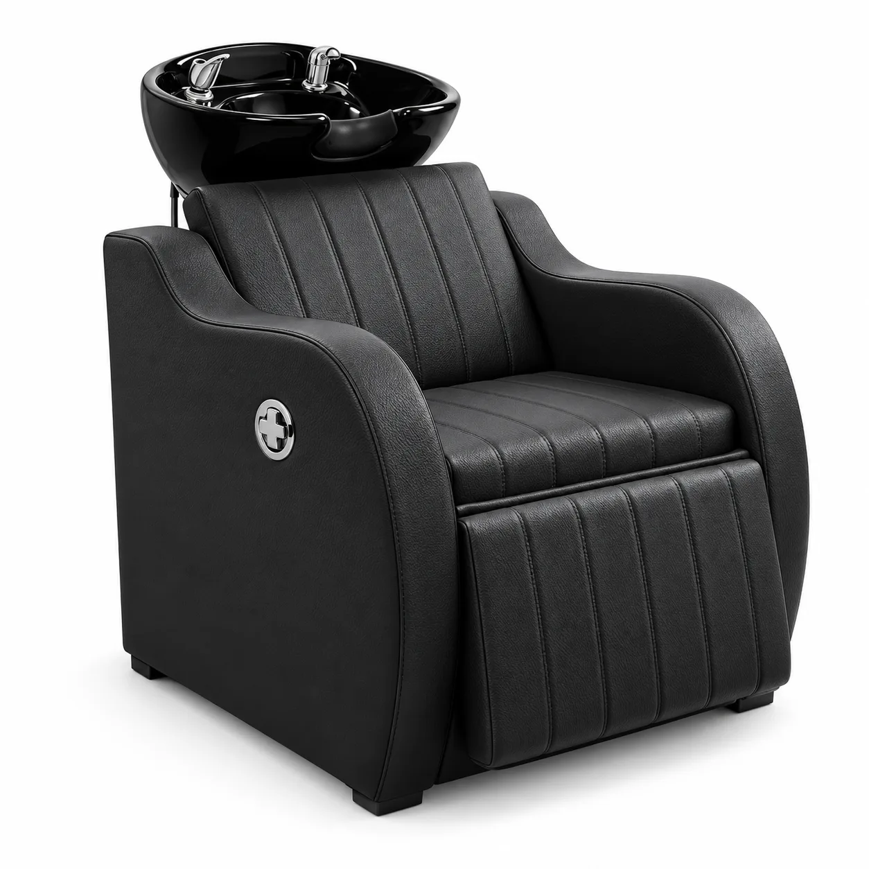 Lavacabeza Spa Negro Premium con Loza Nixa