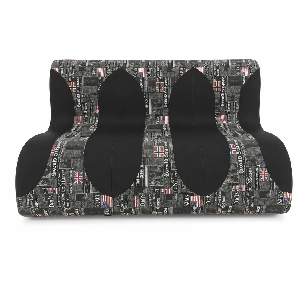 Sillon de Espera Comoda Elegante Negro -  Principal