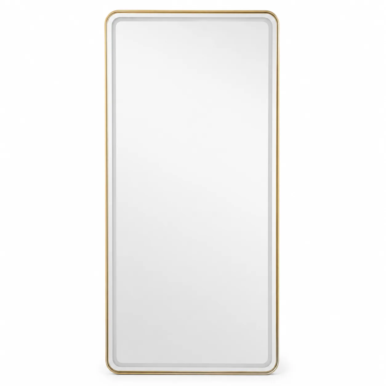 Espejo Rectangular LED Gold para Salón