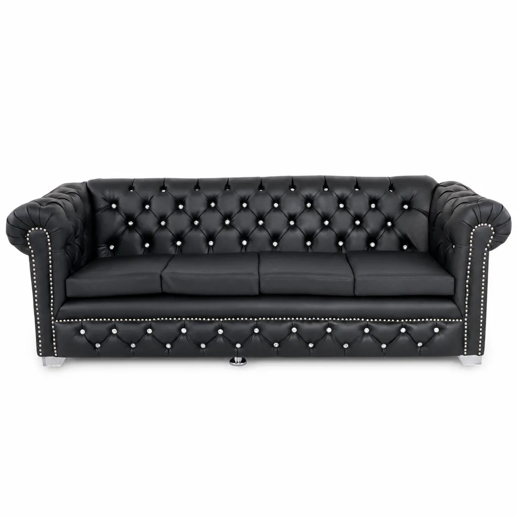 Sofa de Espera Chesterfield Estilo Refinado Único