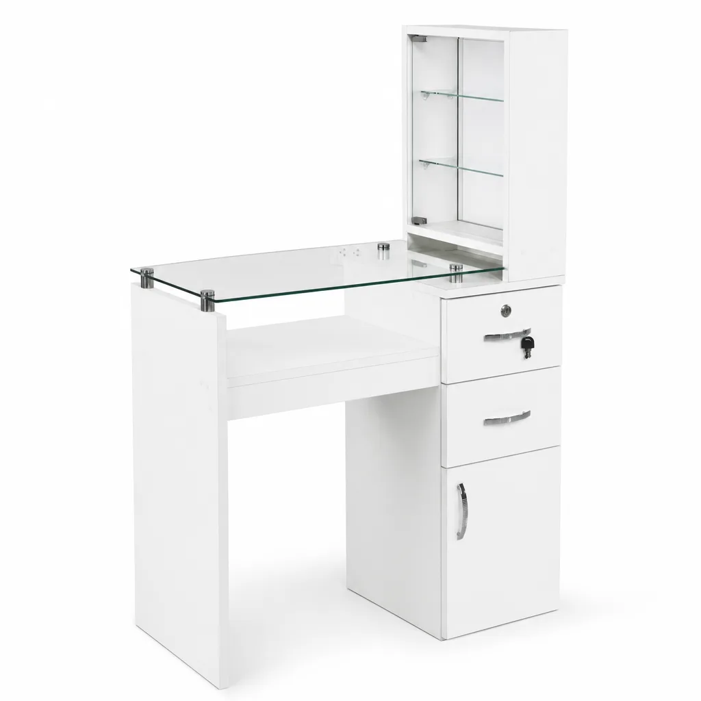 Mesa Manicure Compacto y Elegante Aren