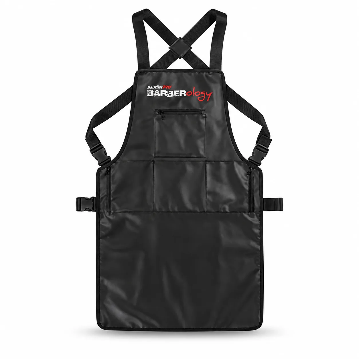 Mandil Barbero Negro Impermeable con Bolsillos Nyra