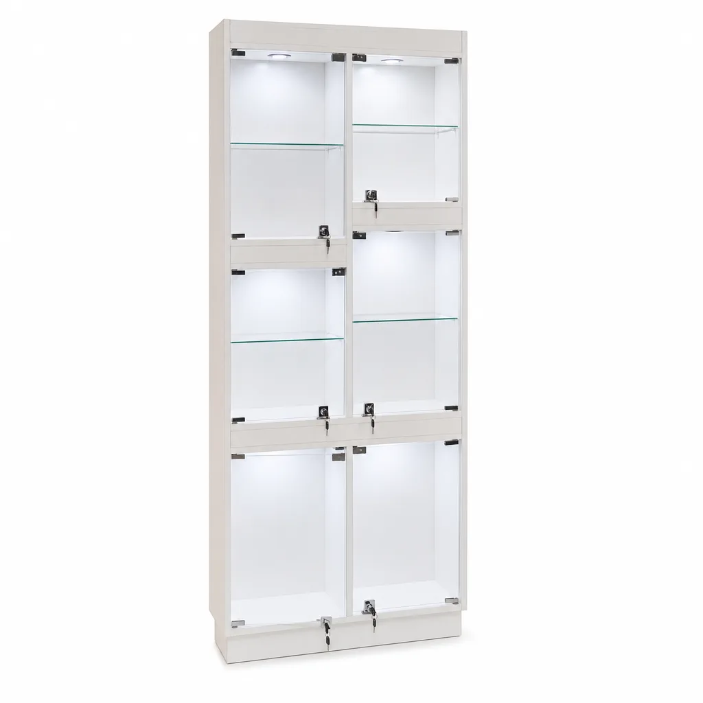 Exhibidor Vitrina Estilo Blanco Pro Narel